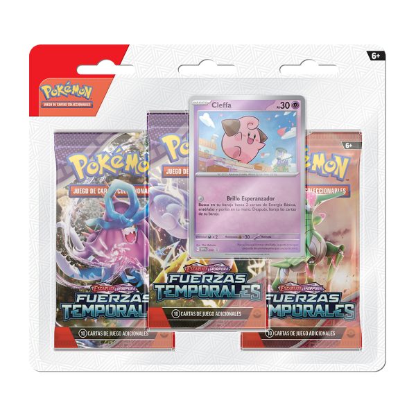POKEMON TCG SV-TEMP FORC-3PACK BLIST SPA