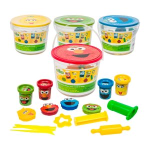 SESAME ST MOLD/SHAPE BUCKET ASSORTMENT